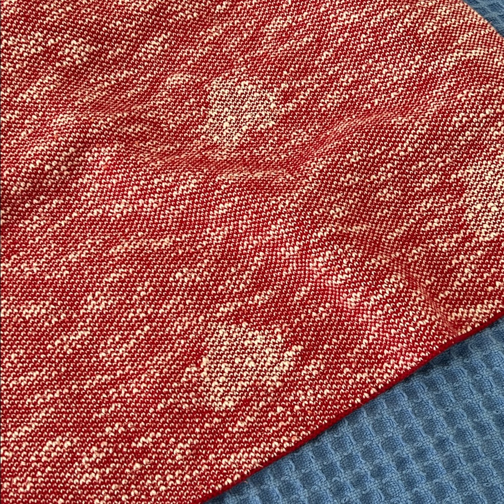 Shabby Chic sweater throw blanket with hearts 
50x60 
Excellent condition - Picture 5 of 8